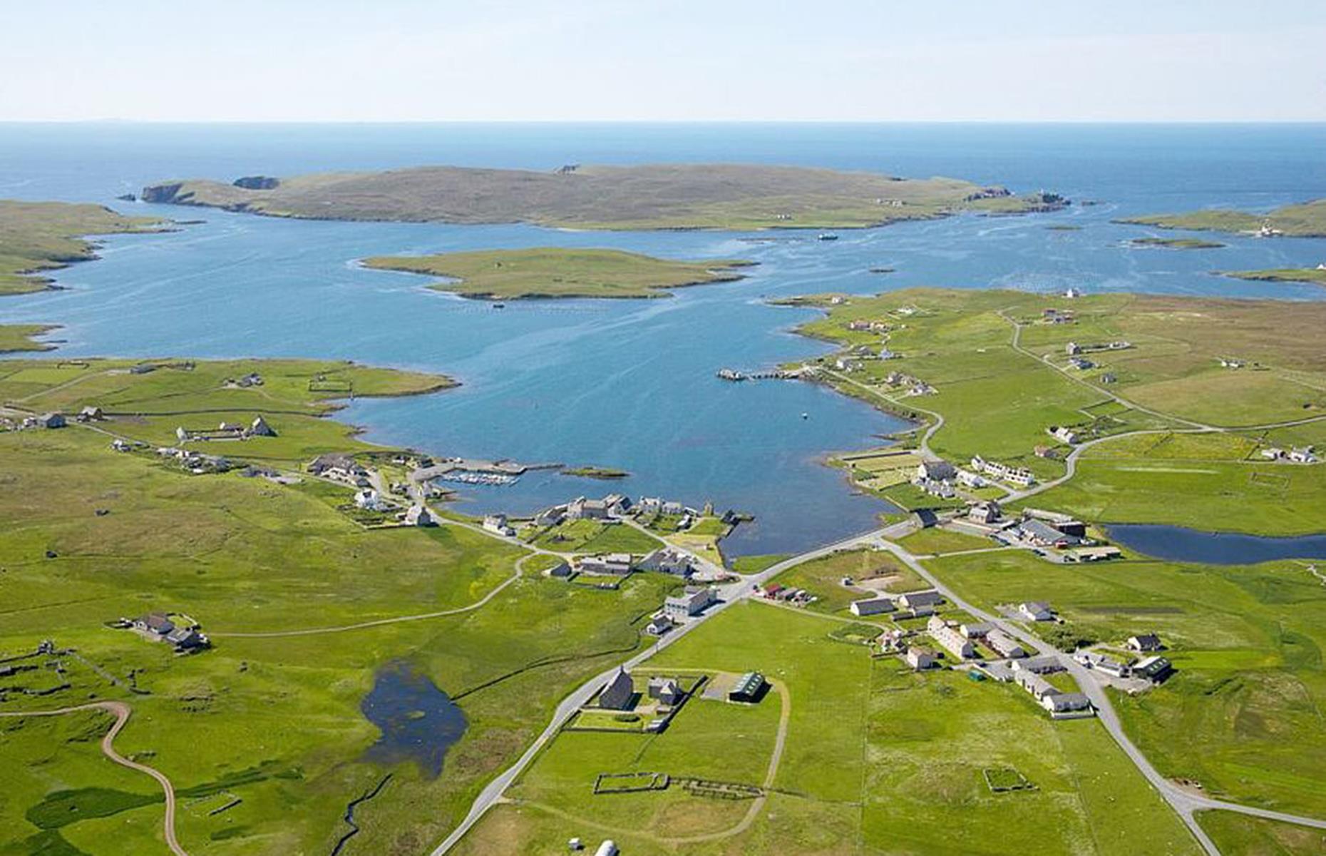 Entire island with houses, Shetland Islands, Scotland: $350,000 (£250k)